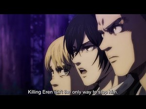 Annie and Mikasa argue | Attack On Titan Season 4 clip