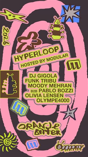 MODULAR on Instagram: "We’re back at Oranjebitter on April 27! See you at Hyperloop! 🧡 Only final tickets available (via @oranjebitter_festival)"