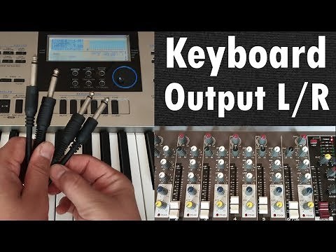 How To Connect ' L/R ' Output | Keyboard To Mixer + Settings | In Hindi