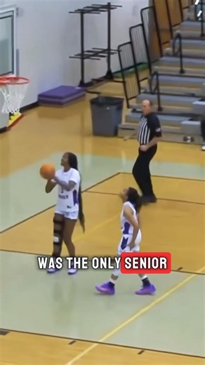 She scored after blowing out her knee! #shorts #basketball