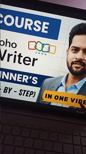 Zoho Writer Full Tutorial for Beginners in Hindi By TechLoons - #zoho #zohosheets #shorts #indianapp