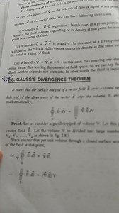 Explain Gauss's Divergence Theorem and its physical significanc... | Filo