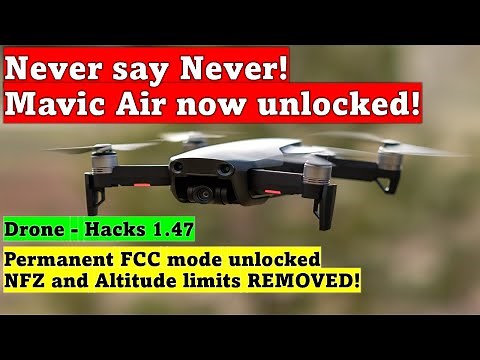 🚀Unlock Your DJI Air with Drone-Hacks v1.47 | Remove No Fly Zones, Altitude Limits & Enable FCC Mode