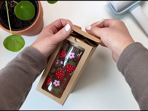 16oz Can Glass Box Template Beer Can Glass Gift Box Template Glass Can Window Box Cut Files on Letter Size Sheets, Svg Png Dxf Pdf Ai - Etsy