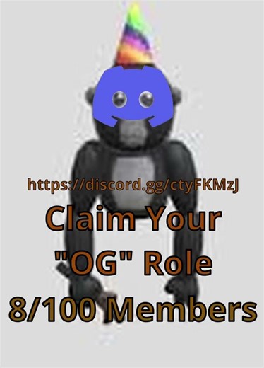 Join For "OG" Role! https://discord.gg/ctyFKMzJ #gorillatag #vr #gaming