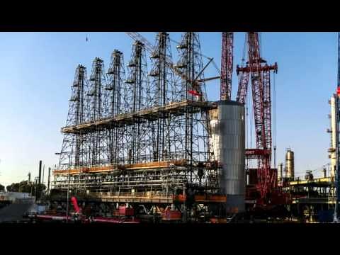 Mammoet replacing Coke Drums at Chevron’s El Segundo Refinery