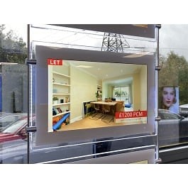 15" Digital Signage Window Displays
