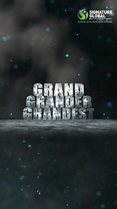 Get set to experience the GRAND, GRANDER, GRANDEST experience like never before! Brace yourself for an unforgettable journey as we pave new paths and make history together. Stay tuned for the grand reveal of something truly exceptional! #BiggestMoment #LeadTheWay #SignatureGlobal #MakingHistory #ExtraordinaryReveal | Signature Global