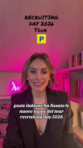 Join the Poste Italiane 2026 Recruiting Day Tour