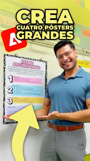 Cómo crear 4 PÓSTERS GRANDES con UN SOLO BANNER