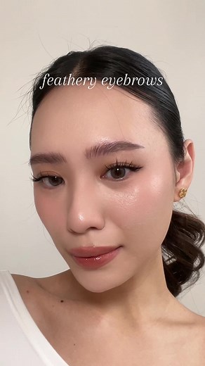 Feathery Eyebrow Tutorial: Get the Clean Girl Look