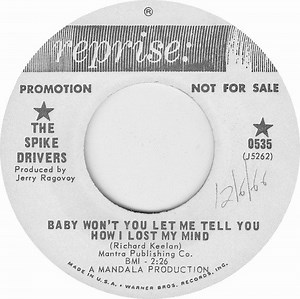 The Spike Drivers - Baby Won't You Let Me Tell You How I Lost My Mind