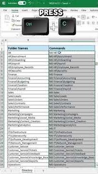 Excel Tips #175: Create 100+ Folders in Seconds Using Excel 🤯