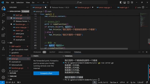 Go语言错误处理