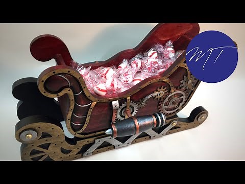 Making a Sleigh using a CNC | Michael Tyler's FREE Project of the Month | Vectric