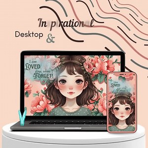 Inspirational Quote Wallpaper: Positive Affirmations, Desktop & Phone (digital Download) - Etsy