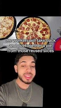 Does Chuck E Cheese really reuse their pizza slices? #chuckecheese #conspiracytiktok #truestory