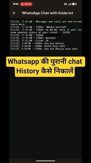 whatsapp chat history backup/whatsapp hidden features