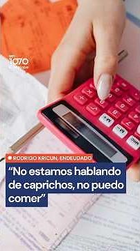 “No puedo comer”: el drama de un trabajador endeudado