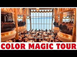 COLOR MAGIC elaborate ship tour COLOR LINE