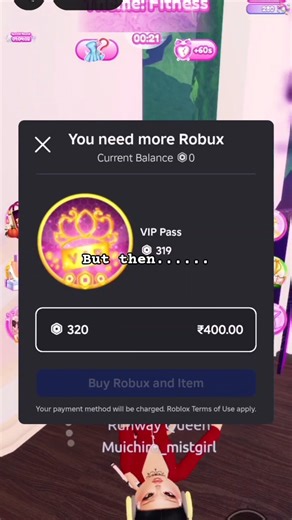 I got to the vip room without having the vip but then i fell down lol # dti # shorts # shortsfeed