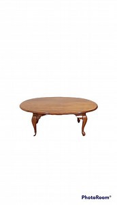 Queen Anne Style Coffee Table Oval Coffee Table Wood Table Local Pick-up - Etsy