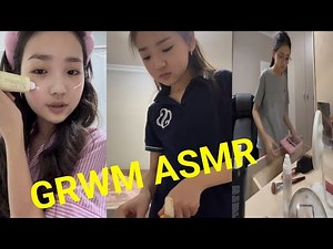 Realistic School Morning Routine 🌅 GRWM ASMR + Breakfast ☕🧋& Soft Makeup | GlowWithFaNas