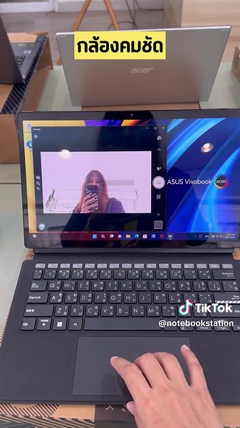 (ของใหม่) Asus Vivobook 13 Slate OLED ram8 ssd256 ทัสกรีนอุปกรณ์ครบใน ประกันศูนย์ยาว2024 เพียง 14900.- - CPU : Intel Pentium Silver N6000 (1.10 GHz, 1.5 MB L2 Cache, up to 3.30 GHz) - GPU : Intel UHD Graphics 615 - RAM : 8 GB LPDDR4x On Board 4266 MHz - STORAGE : 256 GB SSD PCIe M.2 Gen 3​ - DISPLAY : 13.3 inch (1920x1080) Full HD OLED - น้ำหนัก 0.78 KG ราคา 14900บาท ติดต่อ Line : @notebook.st (มี@ด้วยนะครับ) Tel : 094-971-1197 FB : Notebook Station โน๊ตบุ๊คมือสอง #โน๊ตบุ๊คมือสอง #ขายโน๊ตบุ๊คมือ