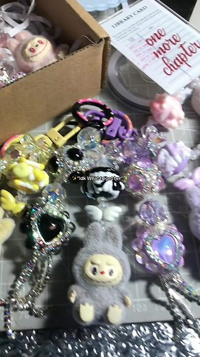 Lbubu Mini Rabbit Keychain ❤️‍🔥❤️‍🔥❤️‍🔥 #keychain #minikeychain #cutekeychain #fyp #trending