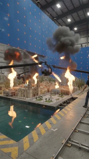Massive Scale Miniature City Firestorm VFX Shoot Behind-The-Scenes