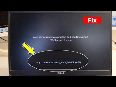 Fix INACCESSIBLE_BOOT_DEVICE Problem on Windows 11 | Device Ran Into a Problem and Needs to Restart
