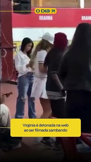 Virginia é detonada na web ao ser filmada sambando