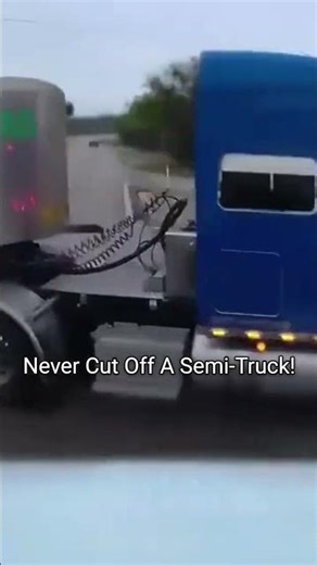 🚛🛑 Semi-trucks can’t stop on a dime.