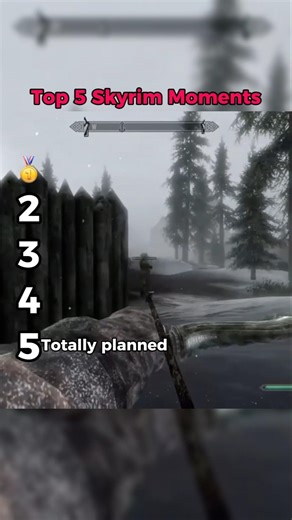 Top 5 Skyrim Moments 😭🤣🤣