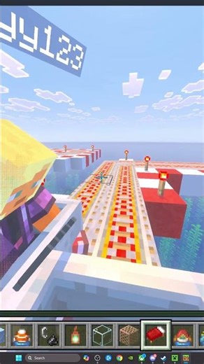 Minecraft F1 Track 🏎️ #shorts #minecraft