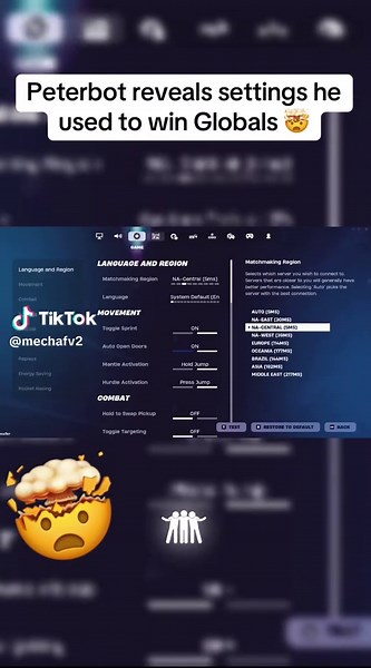 Peterbot Settings for Fortnite Clans
