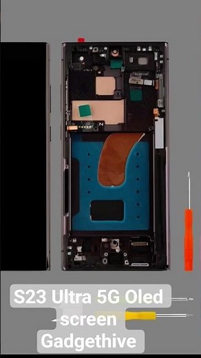 Galaxy S23 Ultra 5G LCD Display Touch Screen with fingerprint Digitizer Assembly Replacement + Tool