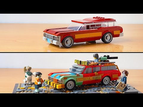 LEGO Zombie Apocalypse Station Wagon Car MOC