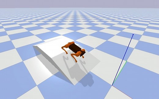 【四足机器人】pybullet仿真-坡度行走-MPC控制