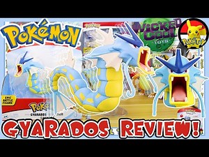 GYARADOS Pokemon Toy Review of WICKED COOL TOYS Pokémon EPIC Battle Figure and UNBOXING SERIES 3