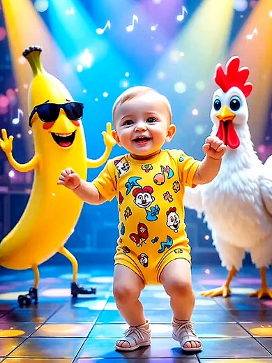 Baby Dancing with Alien: A Hilarious Encounter