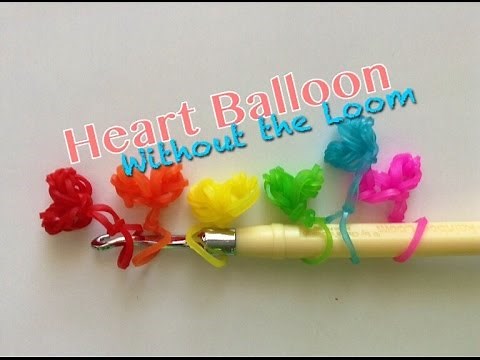 EASY Heart Charms WITHOUT Rainbow Loom