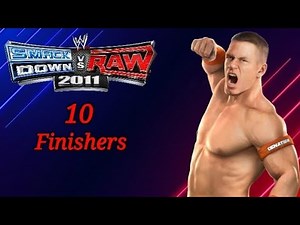 John Cena Destroys WWE Superstars with 10 Attitude Adjustments | WWE Smackdown vs Raw 2011