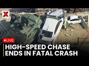 California Car Crash LIVE: High-Speed California Police Chase Ends In Deadly Crash | NewsX World