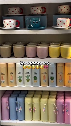 😍 Aesthetic Crockery & Cute Mug Collection ☕✨ Kitchen Glass Set Tour #viral #crockery #home #shorts