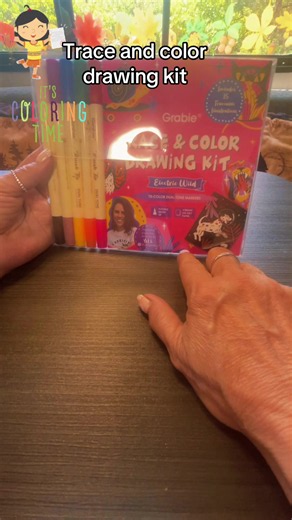 Trace and Color Drawing Kit for Kids — Trace and Color Book