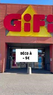 Déco à moins de cinq euros chez GIFI ￼