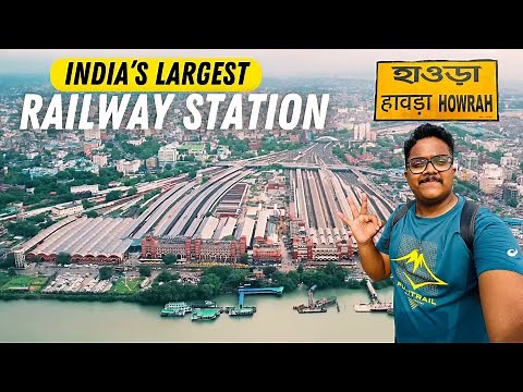 India's Largest and Busiest Railway Station 😱🔥 | Howrah Junction Train Spotting Vlog
