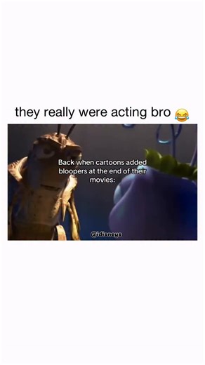 disney throwbacks on Instagram: "Interesting fact✨ Those "bloopers" are a beloved piece of animation history! While they were actually fully scripted and animated scenes intended to look like real-life film mistakes, they made the characters feel like "actors" working on a set. Why did they stop making them? The tradition largely ended after Monsters, Inc. for a few practical reasons: 1. Cost and Time: Unlike live-action bloopers, animated bloopers aren't accidents—they have to be fully written,