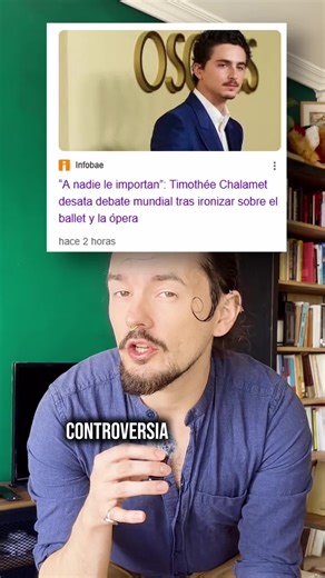 ¿A la gente no le importa el ballet? La controversia del Timoteo Chalameo me ha dado la excusa perfecta para hablar de un tema que me apasiona. España debe mucho al ballet y la ópera… que sea bueno o malo ya lo decide cada uno. #noticias #historia #ballet #opera #controversia